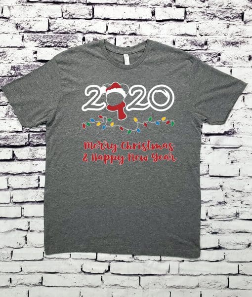 2020 Christmas Mickey and Minnie Personalized Family Vacation Shirts Winter Scarf and Hat with Christmas Lights Mickey's Very Merry Christmas Party MVMCP - Image 4